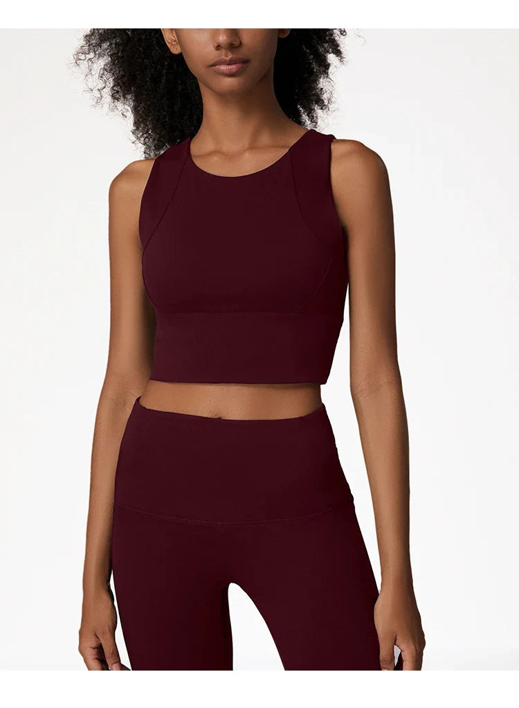 High Elastic Women's 2 Piece Yoga Set with Sports Bra and Leggings High Stretch Pants Bra with Coaster Women's Sports Suit👚