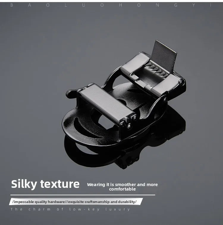 Automatic Buckle Alloy Pants Buckle Men's Letter Series Belt Buckle Belt Accessories Slot Automatic Buckle