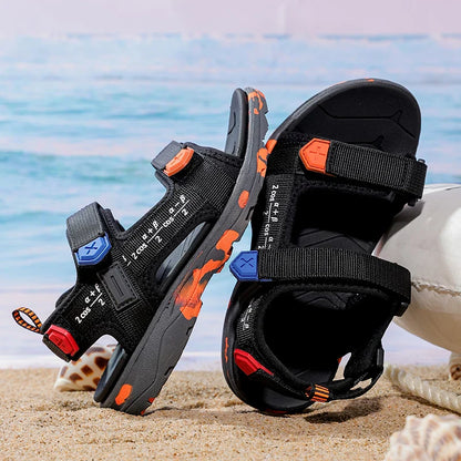 Summer Sandals for Boys Girls Non-Slip Outdoor Children Beach Shoes Lightweight Soft Sole Breathable Kids Walking Sandalias