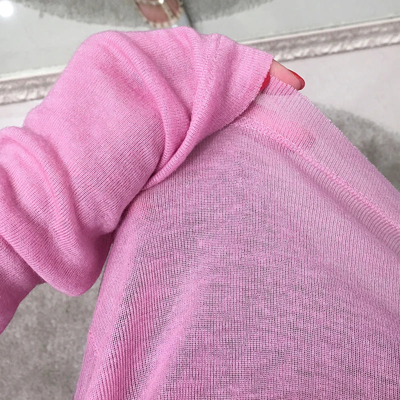 Shirt Women T-Shirt Long Sleeve Korean Style Slim Basic Elasticity Tshirt Top Womens Clothing T Shirt Femme