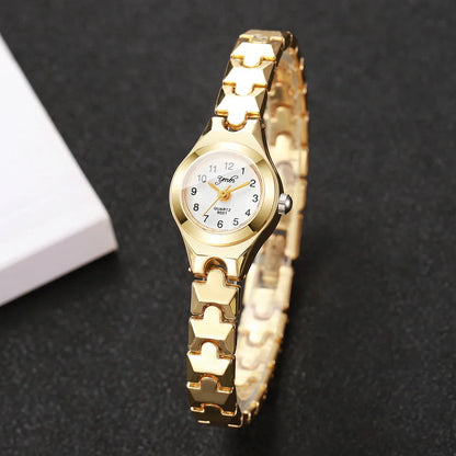 Elegant Small Arabic Dial Women Watches Thin Strap Ladies Quartz Wristwatch Reloj Mujer Girls Clock Gift(Without Box)
