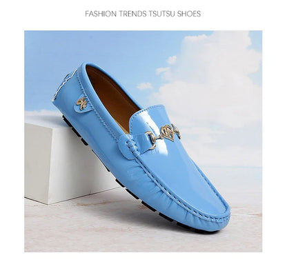 Shoes Women's 2025 New Soft Sole Slip-On Lazy Loafers Handmade Trbottomy Easiest for Match Men's Casual Driving Shoes