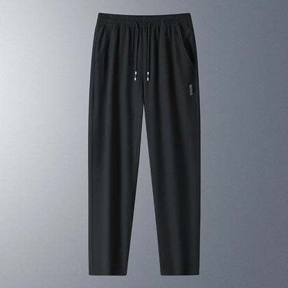 Running Pants Cooling Summer Ice Silk Pants Soft Stretchy Pant Loose Casual Quick-Dry Workout UV Protection Lightweight Trousers