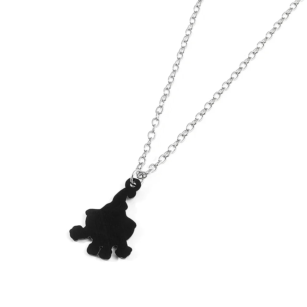 Rabbit Pendant Necklace Hip Hop Pop Singer Fans Gift Collar Jewelry Women Men Gift