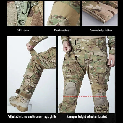 Gen3 Tactical Pants Camo Hunting Pants Multicam Mens G3 Cargo Trousers Trainning Combat Pant Men Clothing Tactic Water Repellent