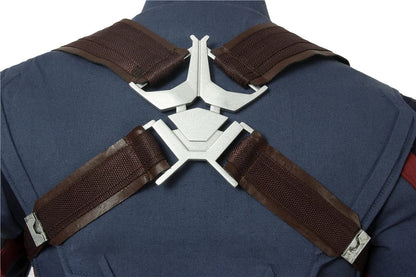 Civil War 4 Captain Cosplay Cosplay Superhero Chris Evans Adult Men Uniform Outfit Suit Halloween Vest Full Set
