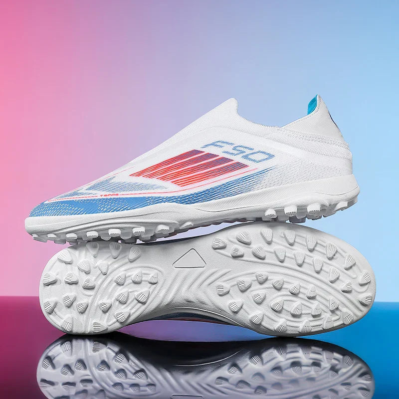 Men Soccer Shoes Training TF Football Boots Futsal Ultralight Match Long Spikes Breathable Indoor Sneakers Cleats Drop Shipping