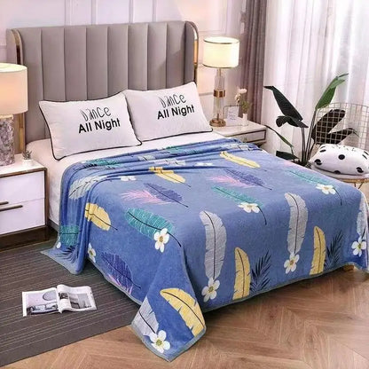 Thickened Velvet Blanket Children Single Double Person Fleece Coral Velvet Blanket Retail Coral Fleece Blanket Velvet Throw B...