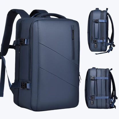 16 Inch Large-capacity Men's High-end Backpack Computer Bag High-end Business Bag Expandable Backpack Witch USB