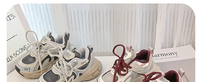 Children Sports Shoes Spring Autumn Mesh Breathable Causal Training Sneakers for Boys Girls Classic Kids School Basketball Shoes
