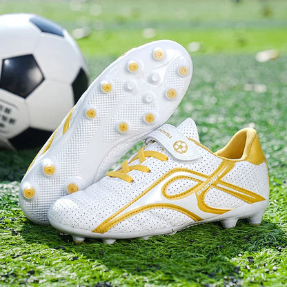 Kids Soccer Shoes Boys Grils Football Boots Non-Slip Training Indoor Outdoor Unisex Athletic Shoes Breathable Ultralight Sports