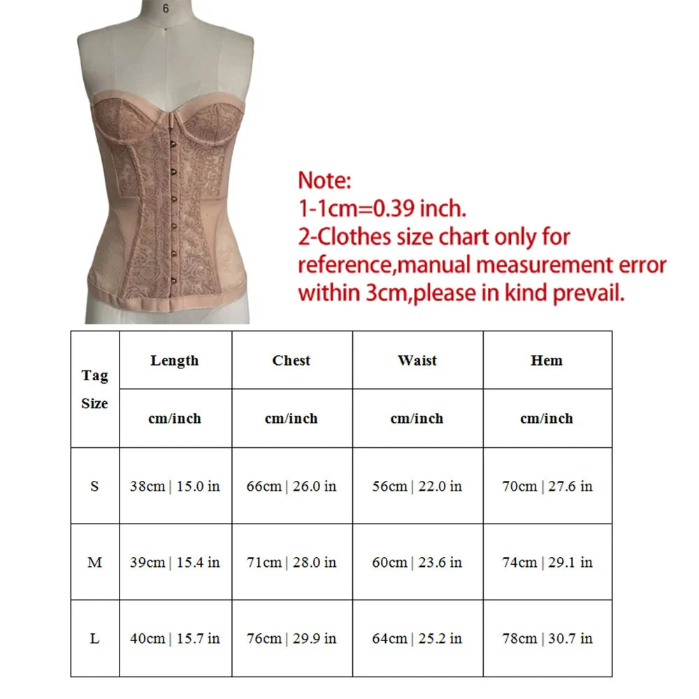 Tight Corset Strapless Top Sleeveless Boobs Street Trendy Vest Sexy Lace Hollow Fashion Spicy Girl Strapless Chic Party Top