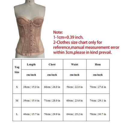 Tight Corset Strapless Top Sleeveless Boobs Street Trendy Vest Sexy Lace Hollow Fashion Spicy Girl Strapless Chic Party Top