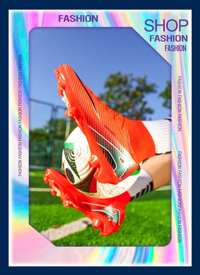 Quality Soccer Cleats for Men Soccer Shoes Society Boys Football Boots Male Football Shoes Sneakers Unisex Soccer Boots