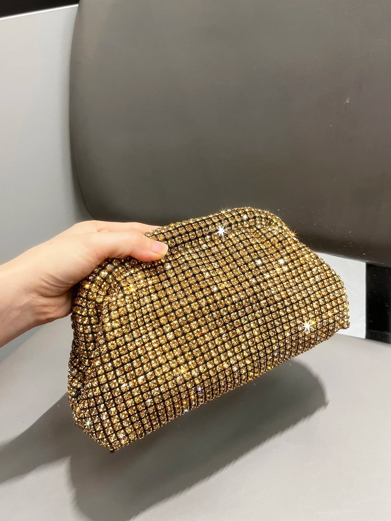 Luxury Designer Rhinestones Clutch Purse Bag for women handle bag Shoulder Bag Purse evening bag banquet bag