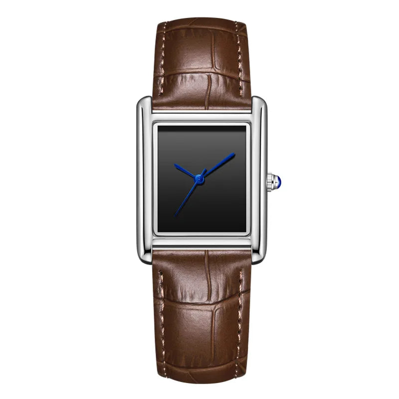 New Elegant Watches for Women and Men Fashion Leather Strap Waterproof Quartz Wristwatches Couple's Watches Gifts Drop Shipping