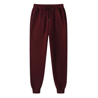 Men's women's Oversize Fleece Sweatpants Casual Drawstring Jogger Trousers with Pockets for Gym Workout Running Sport Long Pants