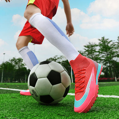 Men TF Football Boots Sneakers Indoor Comfortable High Quality Training Male Soccer Shoes Non Slip Sports Football Shoes Match