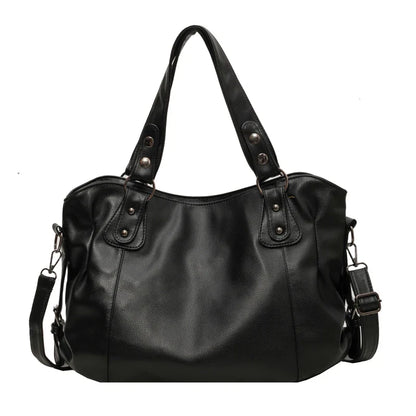 Female Hobo Handbag Large Capacity Shoulder Bags Big Stylsih Casual Tote Bag Ladies A4 Soft Leather Crossbody Bags Business Sac