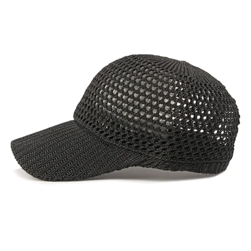 Unisex Quick-Dry Baseball Cap - Waterproof & Breathable - Adjustable Summer Sun Hat for Sports & Casual Wear