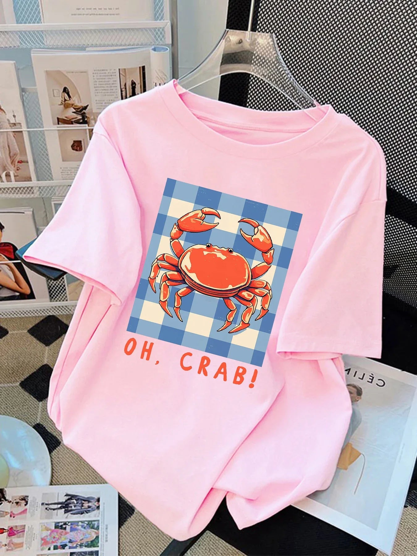 Women Basics T Shirt Summer Casual Oversize T-Shirts Trendy Cotton Multicolor Top Unisex Loose Short Sleeve