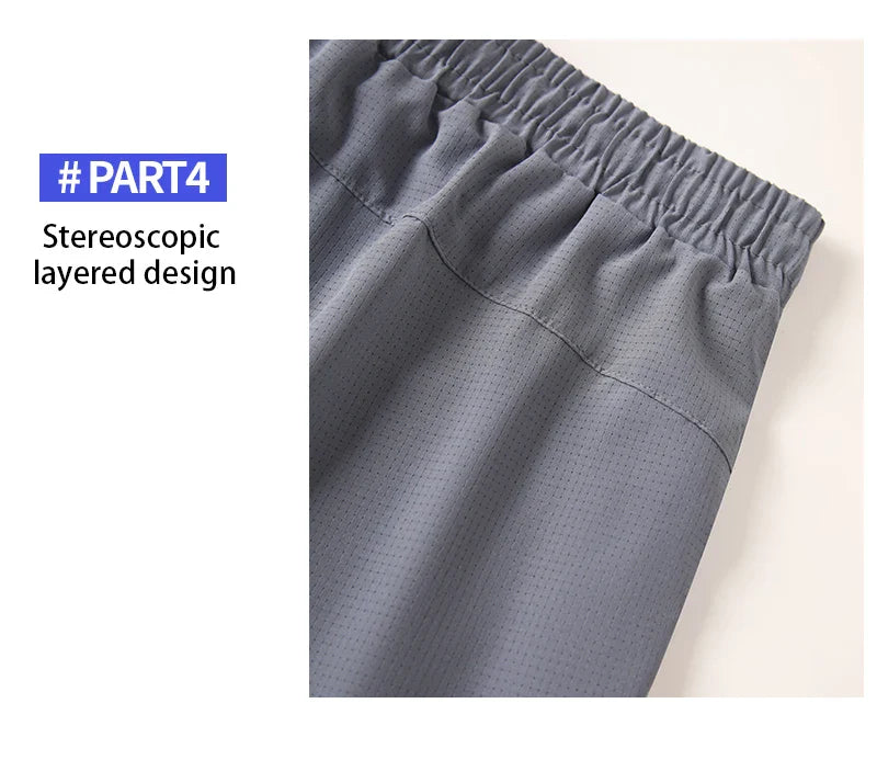 Autumn and winter new sports pants men, breathable casual fitness pants, outdoor running basketball fast dry pants