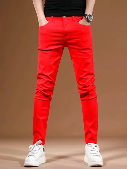 Men's Long Pants Bulletproof Business Office Style Simple And Versatile Suitable For Various Occasions