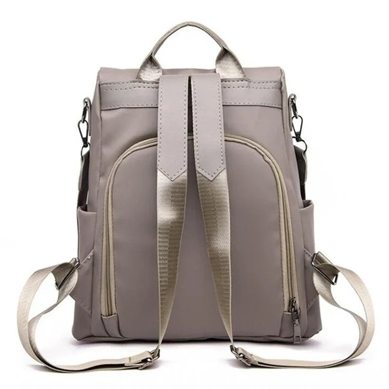 Waterproof Oxford Women Backpack Fashion Anti-Theft School Bagpack Luxury Designer Female Large Capacity Travel Shoulder Handbag