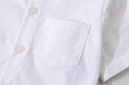 Kids Boys Formal Birthday Outfit Suit Toddler Gentleman Wedding White Shirt 1-7 Years Baby Pants Boys Ceremony Outfits