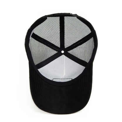 Spring Summer Suede 5 Panel Mesh Baseball Cap Big Head Unisex Trucker Hat Men And Women Sport Snapback Caps Leisure Gorros