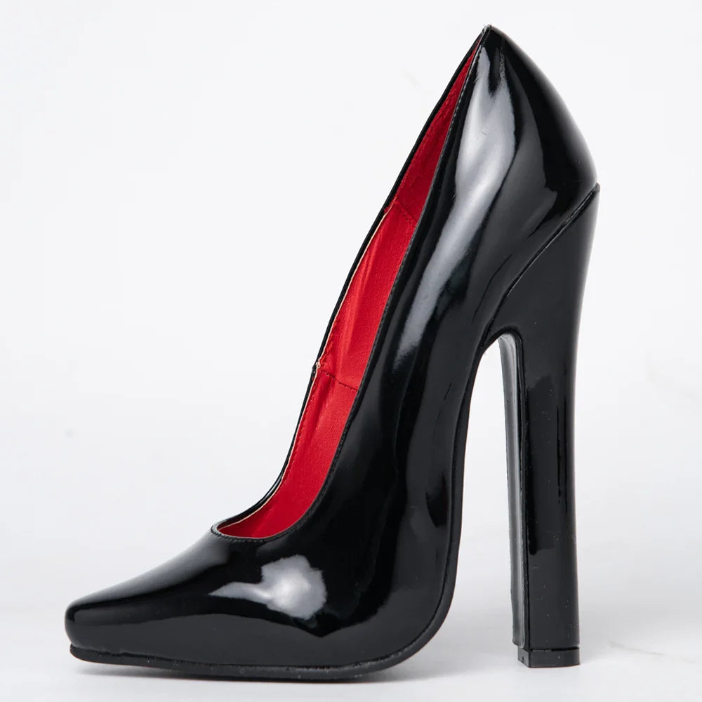 New Style Bold 6 Inch High Heel Fetish Pump Drag Queen Unsiex Shoes Size 5 To 15