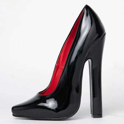New Style Bold 6 Inch High Heel Fetish Pump Drag Queen Unsiex Shoes Size 5 To 15