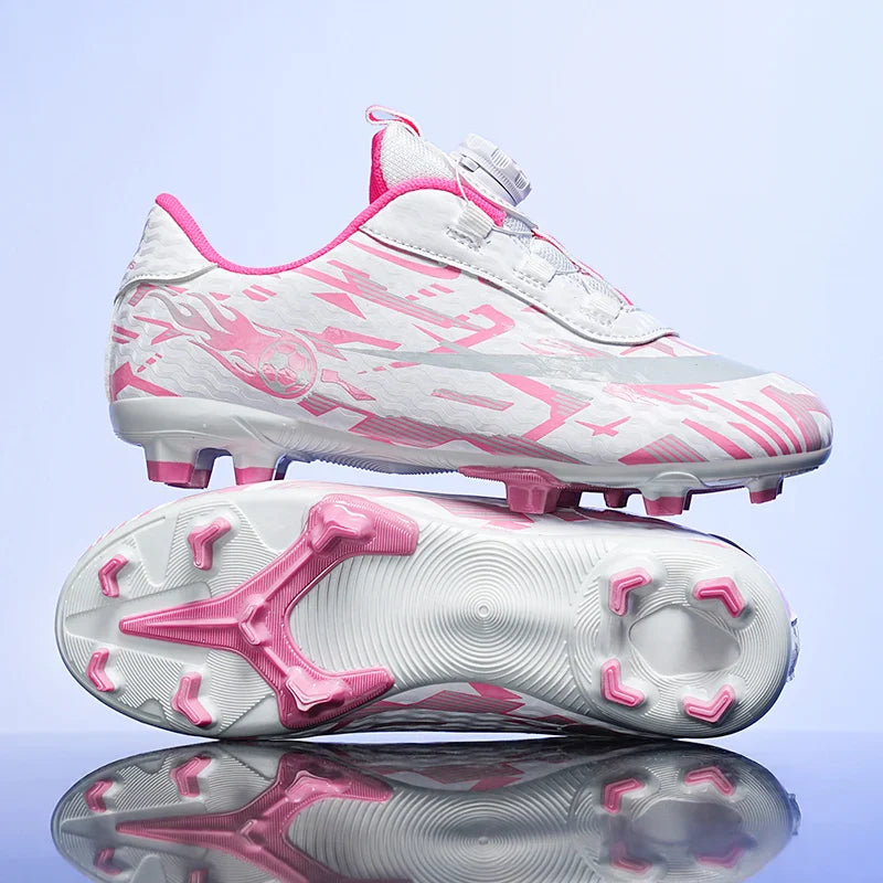 New Men Kids Soccer Shoes Football Boots Ultralight Match Grass Boys Professional Cleats Non-Slip Training Shoes Drop Shipping