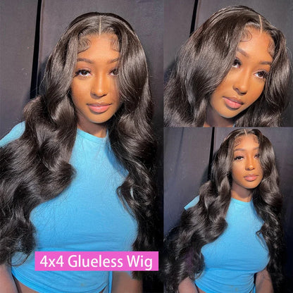 30 40 Inch 13x6 13x4 Body Wave Human Hair Wigs For Black Women 4x4 5x5 Glueless Wigs Human Hair 360 Lace Frontal Wig Pre Cut