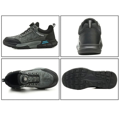New men's safety shoes, puncture resistant work shoes, men's protective shoes, wear-resistant work boots  Tactical Boots