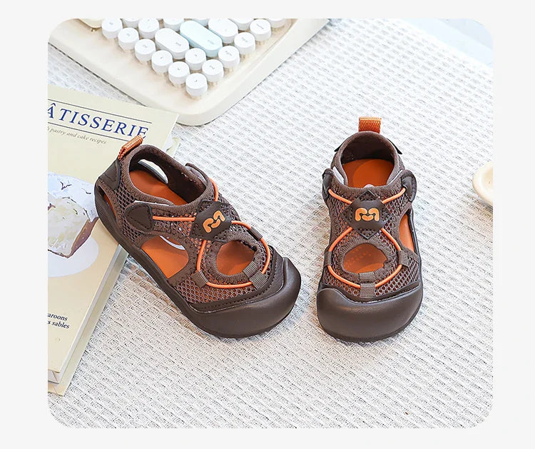 Boys Girls Recycled Adventure Sandals 2026 New Summer Kids Sporty Sandals Non-slip Versatile Chic Outdoor Barefoot Hiking Shoes
