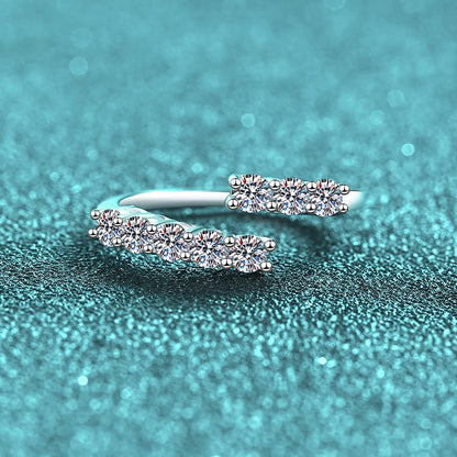 Full 3mm Moissanite Wedding Ring 925 Sterling Silver Eternity Band Engagement Bride Party Rings For Women Fine Jewelry