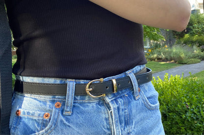 2023 Women Belts New PU Leather Simple Metal Buckle Belt Girls Dress Jean Pants Waistband Belts for Lady Luxury Designer Brand