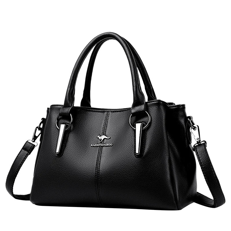 Genuine Fashion 3 Layers Luxury Handbags Women Bags Designer HIgh Quality Leather Crossbody Bags for Women 2024 Shoulder Bag