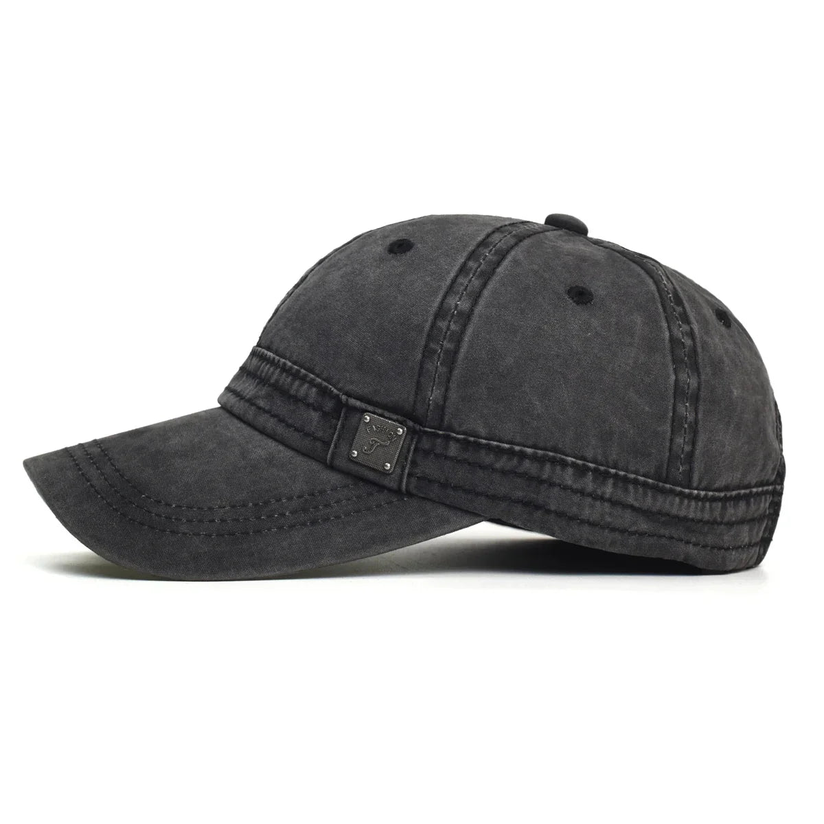 Washed Cotton Baseball Cap Men Women Casual Vintage Dad Hat Adjustable Trucker Style Low Profile Outdoor