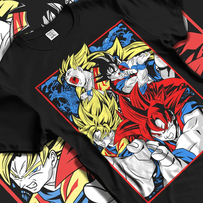 2026 Summer Dragon Ball  Oversized T-shirt 100% Cotton Vintage Y2K Graphic Print High Quality Unisex Casual Streetwear Tshirt