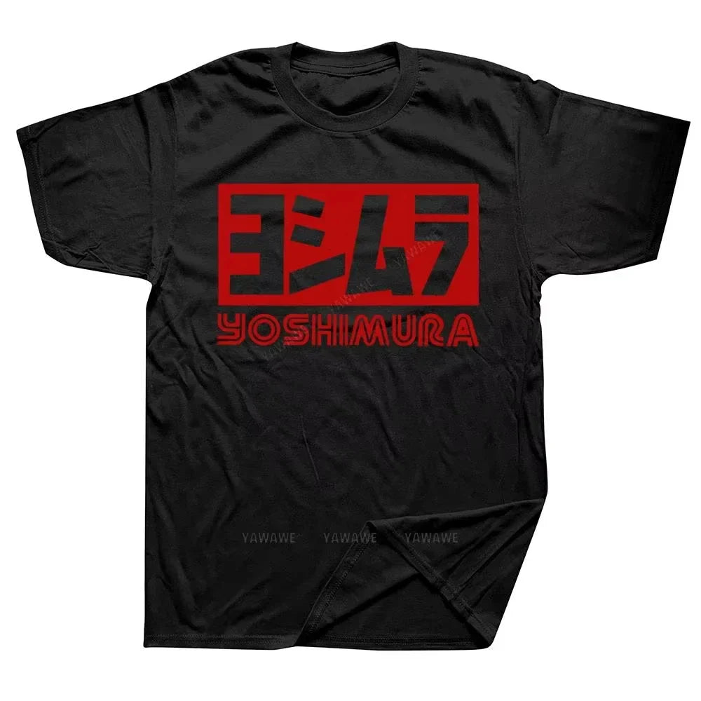 Tees Men Ohlins Shock Suspension Car Motorcycle Sport Racing T Shirt Summer Casual Oversized men's Short sleeve
