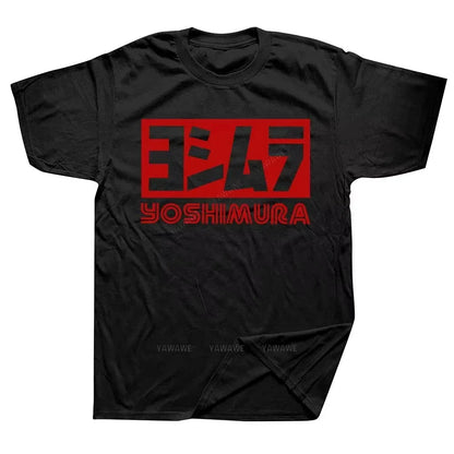 Tees Men Ohlins Shock Suspension Car Motorcycle Sport Racing T Shirt Summer Casual Oversized men's Short sleeve