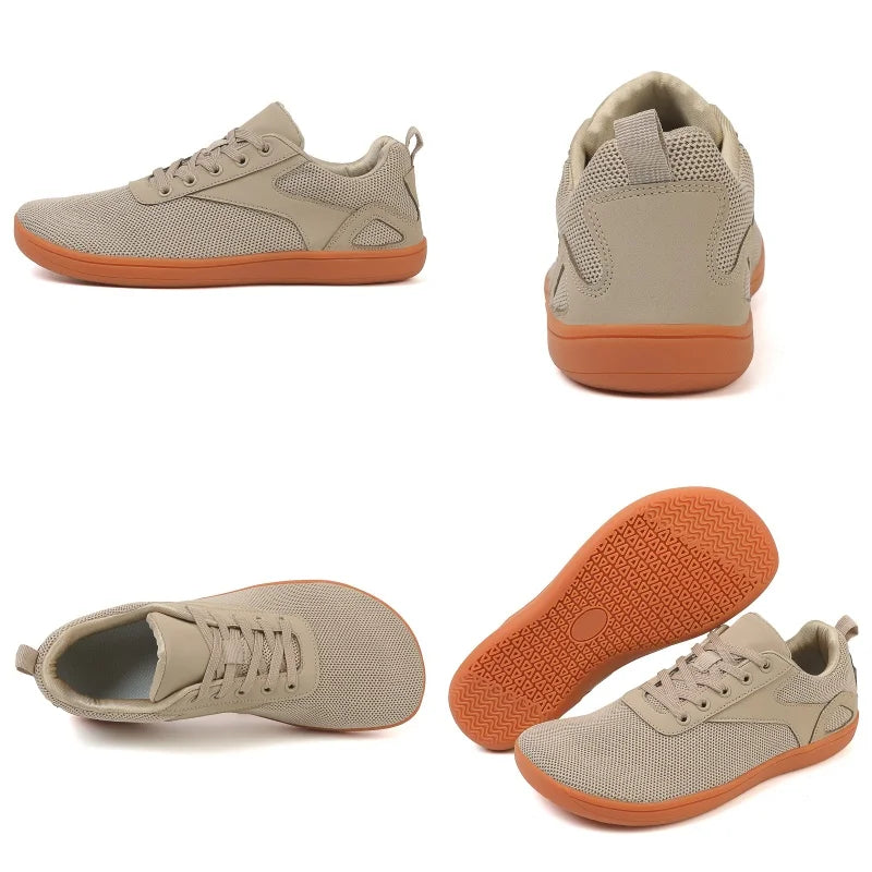 Men's Wide Minimalist Barefoot Sneakers | Unisex Zero Drop Sole | Optimal Relaxation