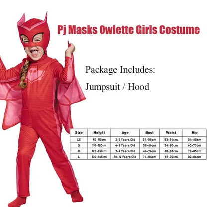 cosplay Blue Pajama Boys Girls Anime Hero Costume with Mask Cosplay Clothe Suit Child Halloween costume Birthday Party Kids Gift