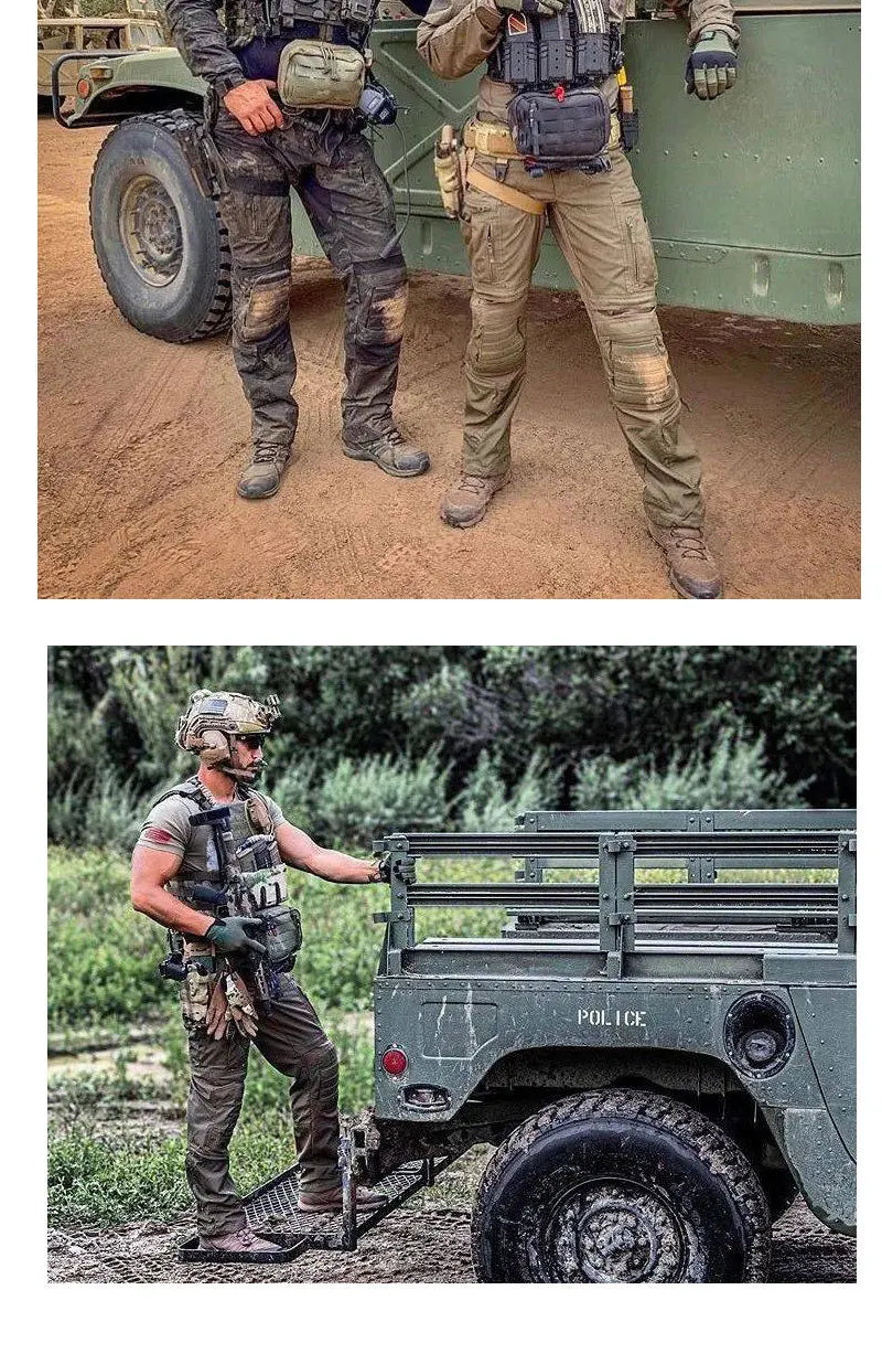 Outdoor Tactical Pants Casual Waterproof Cargo Pant Men New Training Trousers Wear-Resistant Multi Bag Casual Man Pant New
