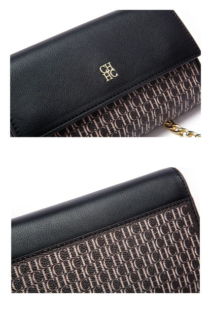 Minimalist Fashionable Exquisite Women's Shoulder Bag with Chain Shoulder Strap Design Versatile for Commuting and Gatherings