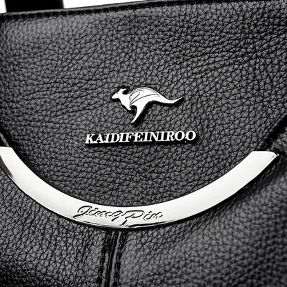 2024 New Multi Pocket Women's Handbag High Quality Soft Leather Female Shoulder Bag Luxury Designer Girl Tote Bolsas Sac A Main