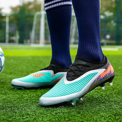 Soccer Shoes with HG Studs for Men & Teen Boys in Multiple Colors
