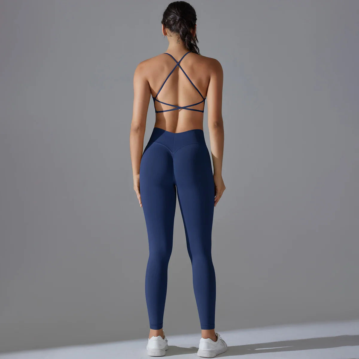 Ribbed Set Woman 2 Piece Seamless Yoga Set Gym Wear Push Up Sports Bra Leggings For Women Workout Outfit Sportswear Tracksuit